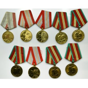 Set, USSR, Mix of badges (9 pcs.)