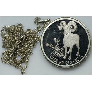 Deutschland, Widder Tierkreiszeichen Medaille