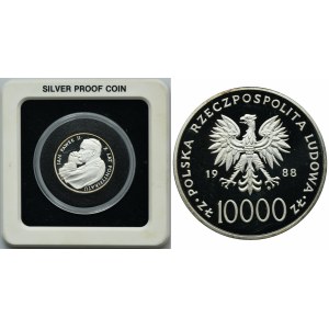 10 000 zlotých 1988 Jan Pavel II.