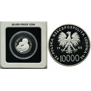 10,000 zloty 1988 John Paul II