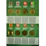 Zestaw, Albumy z monetami 2 i 5 złotych (12 szt.)