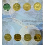 Set, Albums with 2 and 5 gold coins (12 pieces).