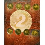 Set, Albums with 2 and 5 gold coins (12 pieces).