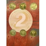 Sada, alba s 2 a 5 zlatými mincemi (12 ks)