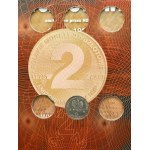 Set, Albums with 2 and 5 gold coins (12 pieces).