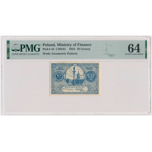 10 groszy 1924 - PMG 64