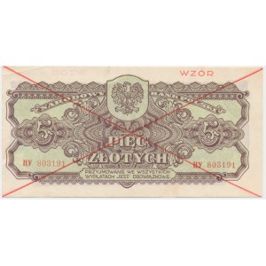 5 złotych 1944 ...owe - WZÓR - HY 803... -