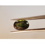 Naturalny Zielony Szafir - Nie Poprawiany - 3,06ct Cert. Nr.: 80_912