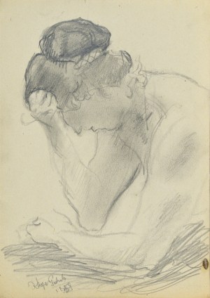 Kasper POCHWALSKI (1899-1971), Zamyślona, 1958