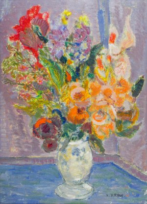 Henryk KRYCH (1905-1980), Kwiaty w wazonie