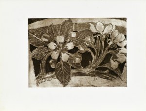 Stanisław WYSPIAŃSKI (1869-1907), Kwiaty jabłoni, motyw dekoracyjny