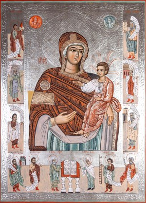 Ivan HONCHAR (monk JANUARY), Virgin Mary with Infant and Prophets