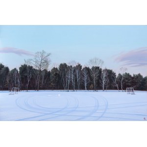 Andrij HONCHAR, Football field in winter; 2022