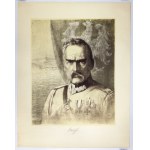Józef Piłsudski - portret - litografia na tincie. 1926