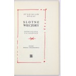 DYGAT S. - Słotne wieczory. Rysunki H. Tomaszewskiego. Wyd. I