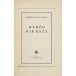 LORCA Federico Garcia - Wybór wierszy. Warszawa 1950. Czytelnik. 16d, s. 81, [3]....