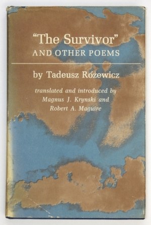 RÓŻEWICZ T. - The Survivor and Other Poems. Dedykacja tłumacza J. Kryńskiego