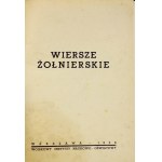 WIERSZE żołnierskie 1938