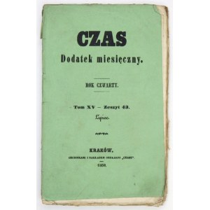 CZAS. Dodatek miesięczny. R. 4, T. 15, z. 43: VII 1859.