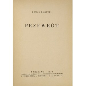 R. Dmowski - Przewrót. 1934. Wyd. I.
