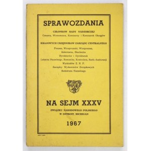 SPRAWOZDANIA członków Rady Nadzorczej [...], krajowych urzędników Zarządu Centralnego [......