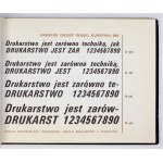 WZORNIK pism photolettering. Warszawa [198-?]. Państwowa Agencja Reklamowa. 16 podł., k. 100....