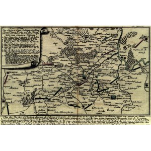 DOLNY ŚLĄSK. Die Positionen der preußischen und österreichischen Armeen und ihre Manöver in Niederschlesien im Jahr 1757.
