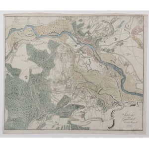 KUNOWICE. Plan bitwy pod Kunowicami (12 VIII 1759)