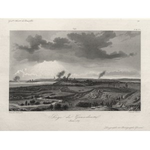 GRUDZIĄDZ. Panorama miasta oblężonego przez wojska napoleońskie w 1807 r.