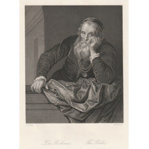 JUDAICA. Der Rabbi, nach Govert Flink (Schüler von Rembrandt, 1615 - 1660), eng. W. Französisch