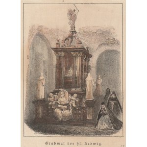 TRZEBNICA. St. Hedwig's tomb, according to T. Blätterbauer, 1889.