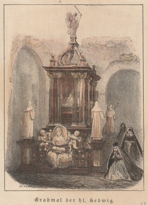 TRZEBNICA. Grobowiec św. Jadwigi, wg T. Blätterbauera, 1889 r.