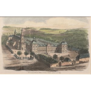 TRZEBNICA. Widok na klasztor, według rys. R. Katzera, 1857 r.