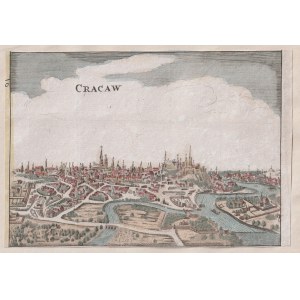 KRAKOW. Panorama der Stadt; anonym, um 1700.