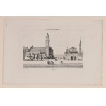 KRAKOW. Marktplatz, eng. Chamoui, Zeichnung von Buttura, aus: A. Hugo, France Militaire Histoire des Armees Francaises..., Paris 1836