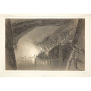 WIELICZKA. Interior of a salt mine, drawing by Lauvergne, lettered by Sabatier, printed by. Lemercier