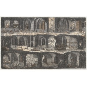 WIELICZKA. Przekrój kopalni w Wieliczce, Lipsk 1841