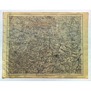 ZGORZELEC. Topographical map of Zgorzelec area, on the map also, among others: Luban