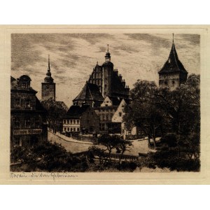 ŻARY. Stare Miasto. Ryt. Albrecht Bruck (1874-1964), okres międzywojenny