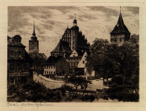 ŻARY. Stare Miasto. Ryt. Albrecht Bruck (1874-1964), okres międzywojenny