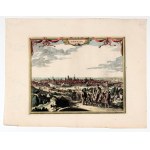 GDAŃSK. Panorama miasta z Biskupiej Górki, ryt. P.H. Schut, wyd. N. Visscher, Amsterdam, ok. 1650 r.