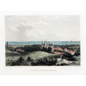 OLIVIA. General view of the monastery complex in Oliva, ryt. H. Winkles according to a drawing by B. Peters, taken from: T. von Kolbe, W. Cornelius, Wanderungen... 1841; steel. color.