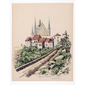 FROMBORK; Erzkathedrale; Druck. Engel &amp; Co., 1858; verso undatierter Eigentumsstempel; Farbgalvanographie.
