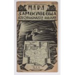 GDAŃSK, BYDGOSZCZ. Autokarte von Nordwestpolen, mit einer Karte der Freien Stadt Danzig; 1 : 400 000, GEA, 1928.