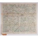 LWÓW. Mapa samochodowa okręgu lwowskiego, wyd. i druk. Kartogr. Anstalt G. Freytag & Berndt, Wiedeń i Lipsk, 1925