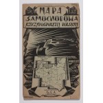 WARSCHAU, LODZ. Automobilkarte von Zentralpolen 1 : 400 000, GEA Verlag, Warschau, 1928