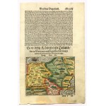 POLEN (in der Ersten Republik KORONA genannt). Eine der ersten Karten von Polen; stammt aus: Münster