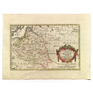 POLSKA (zwana w I RP KORONĄ), WIELKIE KSIĘSTWO LITEWSKIE. Mapa Polski i Litwy; wyd. F.J.J. von Reilly