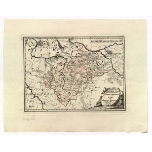 SIERADZ, ŁĘCZYCA, RAWA. Mapa woj. sieradzkiego, łęczyckiego i rawskiego; wyd. F.J.J. von Reilly