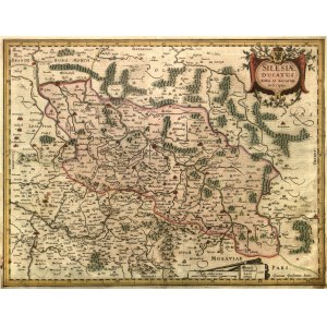 SLĄSK. Karte von Schlesien; J. Janssonius ed.